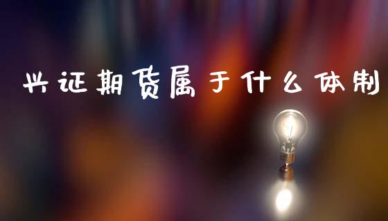 兴证期货属于什么体制_https://cj007.lansai.wang_全球市场_第1张