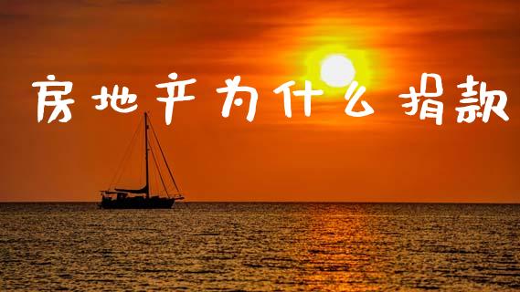 房地产为什么捐款_https://cj007.lansai.wang_全球市场_第1张