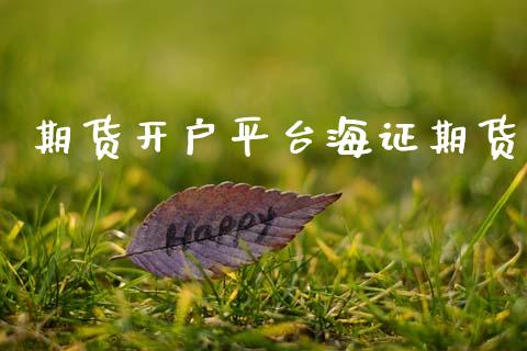 期货开户平台海证期货_https://cj007.lansai.wang_外汇交易_第1张
