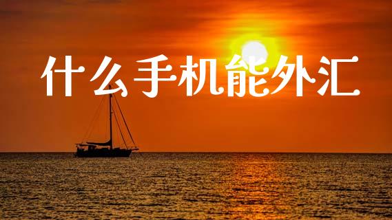 什么手机能外汇_https://cj007.lansai.wang_外汇交易_第1张