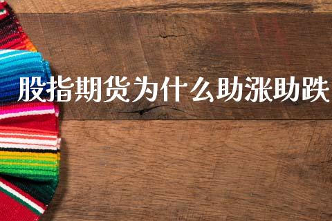 股指期货为什么助涨助跌_https://cj007.lansai.wang_外汇交易_第1张