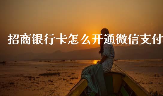 招商银行卡怎么开通微信支付_https://cj007.lansai.wang_金融监管_第1张