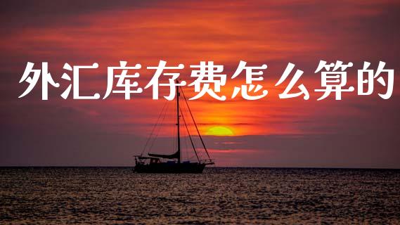 外汇库存费怎么算的_https://cj007.lansai.wang_金融监管_第1张