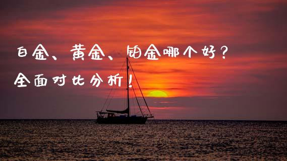 白金、黄金、铂金哪个好？全面对比分析！_https://cj007.lansai.wang_债券资讯_第1张