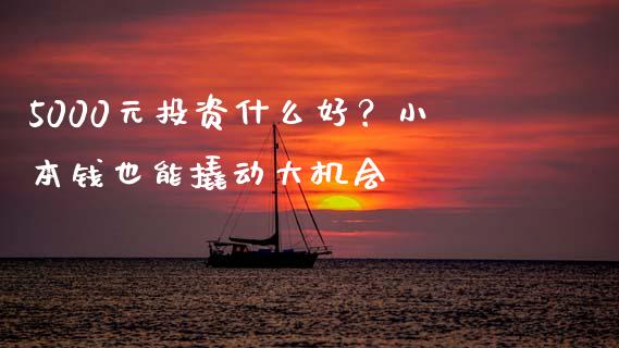 5000元投资什么好？小本钱也能撬动大机会_https://cj007.lansai.wang_外汇交易_第1张