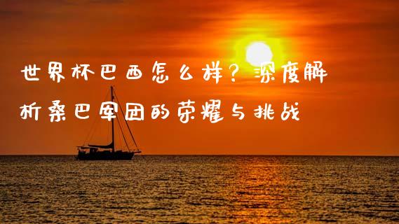 世界杯巴西怎么样？深度解析桑巴军团的荣耀与挑战_https://cj007.lansai.wang_全球市场_第1张