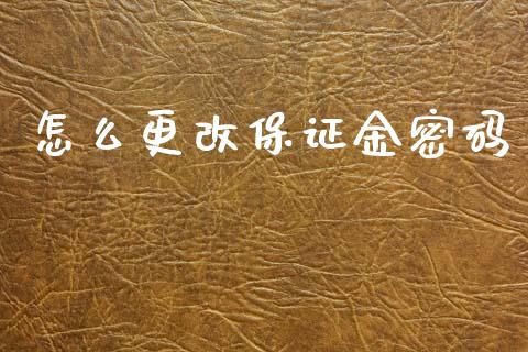 怎么更改保证金密码_https://cj007.lansai.wang_全球市场_第1张
