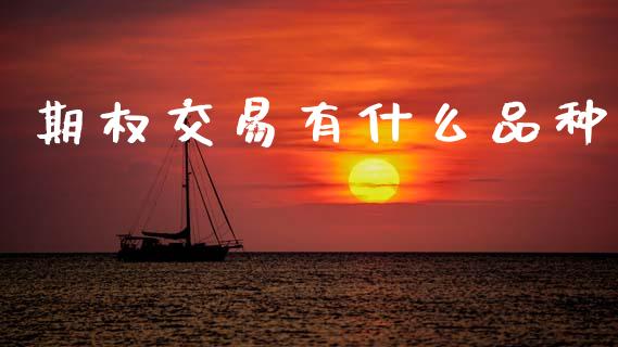 期权交易有什么品种_https://cj007.lansai.wang_全球市场_第1张