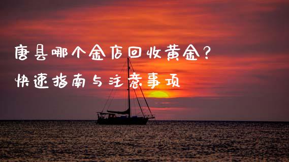 唐县哪个金店回收黄金？ 快速指南与注意事项_https://cj007.lansai.wang_债券资讯_第1张
