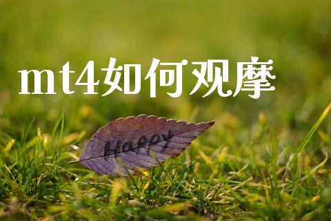 mt4如何观摩_https://cj007.lansai.wang_债券资讯_第1张