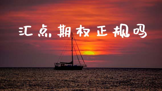 汇点期权正规吗_https://cj007.lansai.wang_债券资讯_第1张