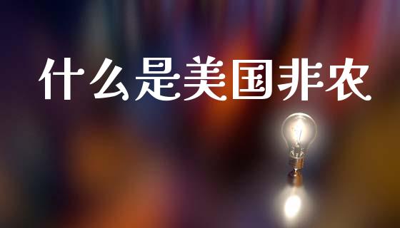 什么是美国非农_https://cj007.lansai.wang_财经新闻_第1张