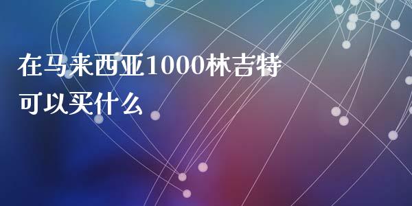 在马来西亚1000林吉特可以买什么_https://cj007.lansai.wang_外汇交易_第1张