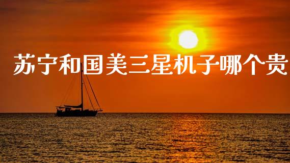 苏宁和国美三星机子哪个贵_https://cj007.lansai.wang_债券资讯_第1张