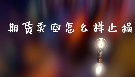 期货卖空怎么样止损_https://cj007.lansai.wang_外汇交易_第1张