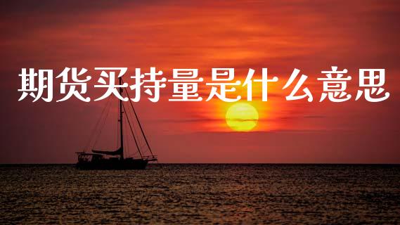 期货买持量是什么意思_https://cj007.lansai.wang_外汇交易_第1张