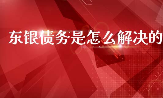 东银债务是怎么解决的_https://cj007.lansai.wang_期货开户_第1张