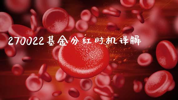 270022基金分红时机详解_https://cj007.lansai.wang_债券资讯_第1张