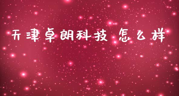 天津卓朗科技 怎么样_https://cj007.lansai.wang_金融监管_第1张