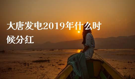 大唐发电2019年什么时候分红_https://cj007.lansai.wang_期货开户_第1张
