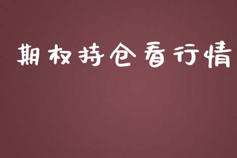 期权持仓看行情_https://cj007.lansai.wang_财经新闻_第1张