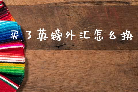 买了英镑外汇怎么换_https://cj007.lansai.wang_全球市场_第1张