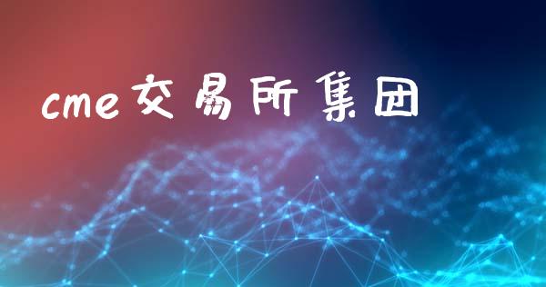cme交易所集团_https://cj007.lansai.wang_金融监管_第1张
