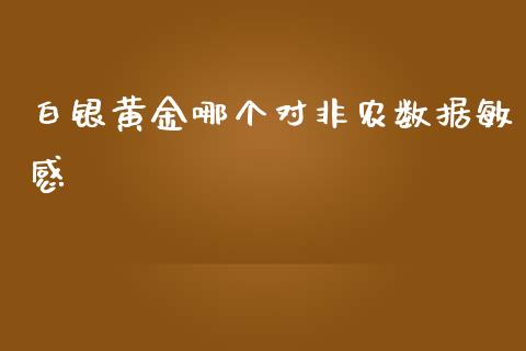 白银黄金哪个对非农数据敏感_https://cj007.lansai.wang_债券资讯_第1张